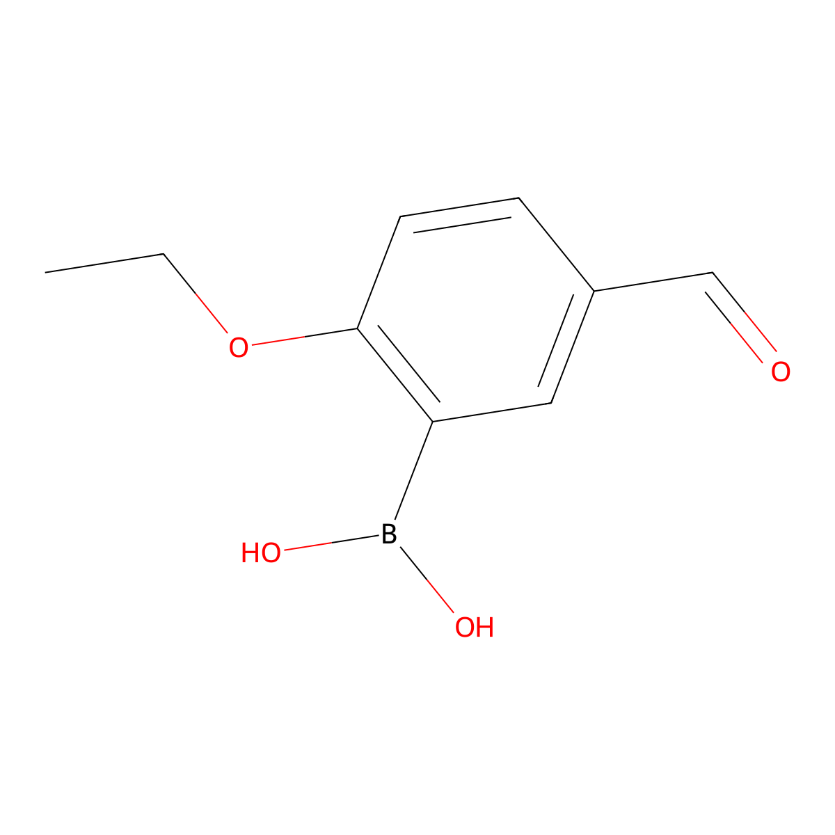 2-Ethoxy-5-formylphenylboronic acid molecular structure, CAS 1003042-92-9
