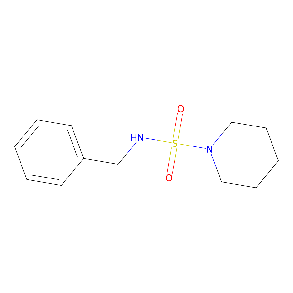 N-benzylpiperidine-1-sulfonamide molecular structure, CAS 100317-21-3