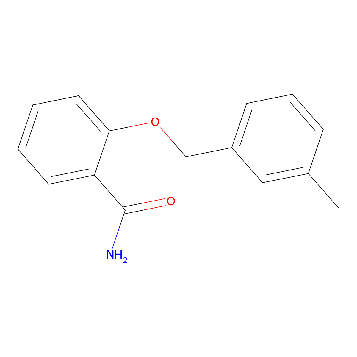 2-[(3-Methylphenyl)methoxy]benzamide molecular structure, CAS 1003204-20-3