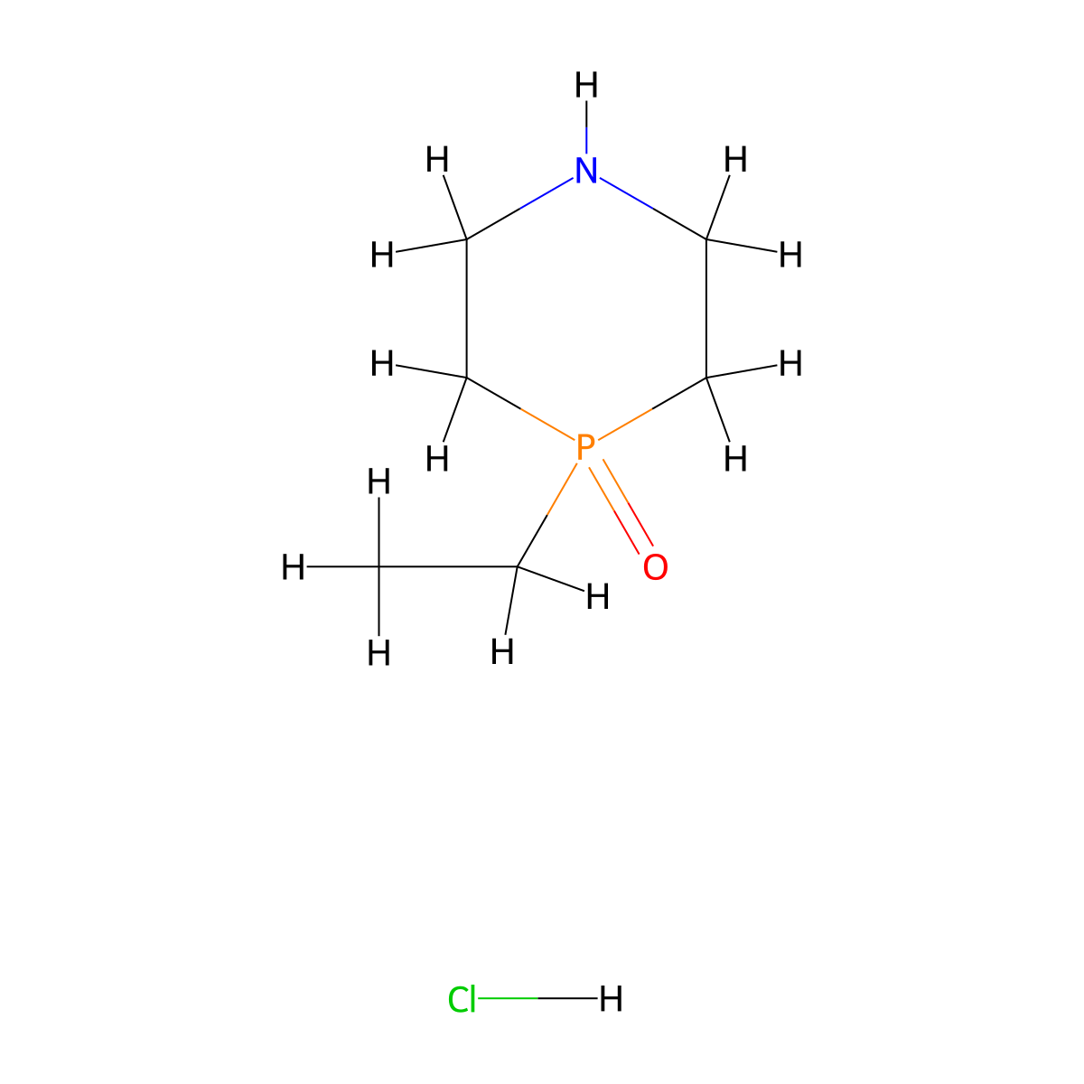 4-Ethyl-1,4lambda5-azaphosphinan-4-one hydrochloride molecular structure, CAS 1003315-38-5