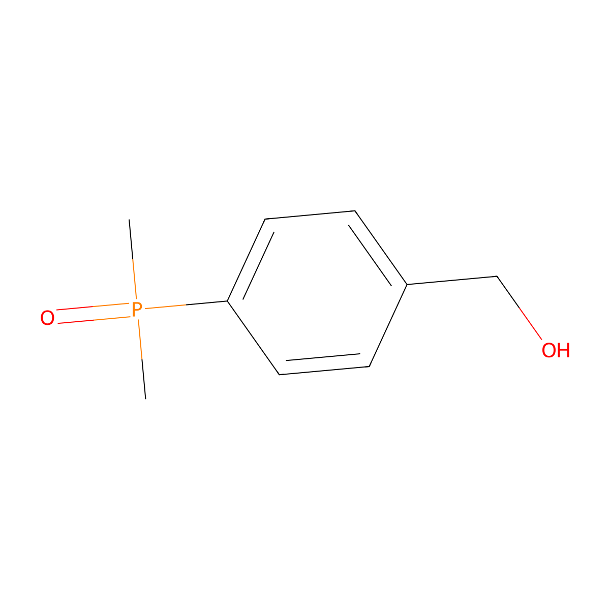4-(Dimethylphosphinyl)benzenemethanol molecular structure, CAS 1003316-13-9