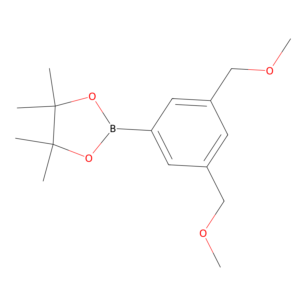 3,5-Bis(methoxymethyl)phenylboronicAcidPinacolEster molecular structure, CAS 1003323-26-9