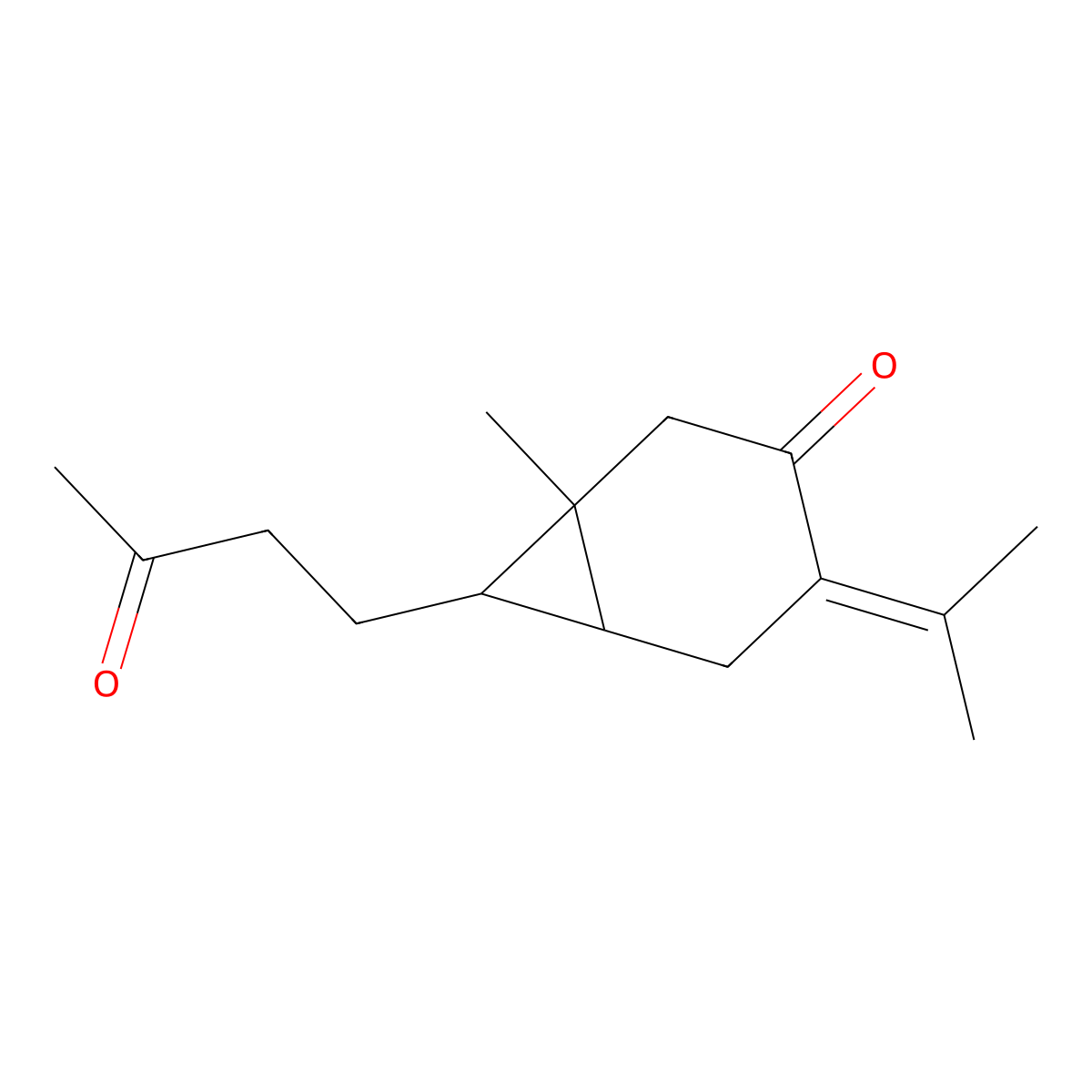 Curcumenone molecular structure, CAS 100347-96-4