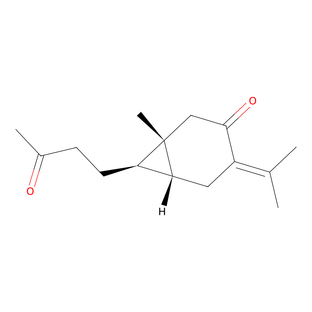 Curcumenone molecular structure, CAS 100347-96-4