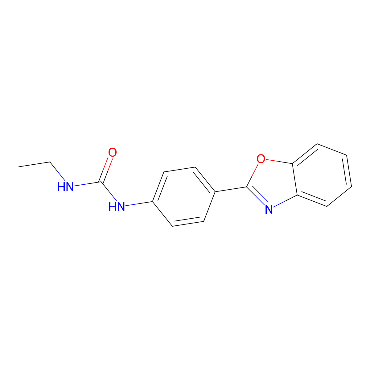 1-[4-(1,3-Benzoxazol-2-yl)phenyl]-3-ethylurea molecular structure, CAS 1003475-63-5