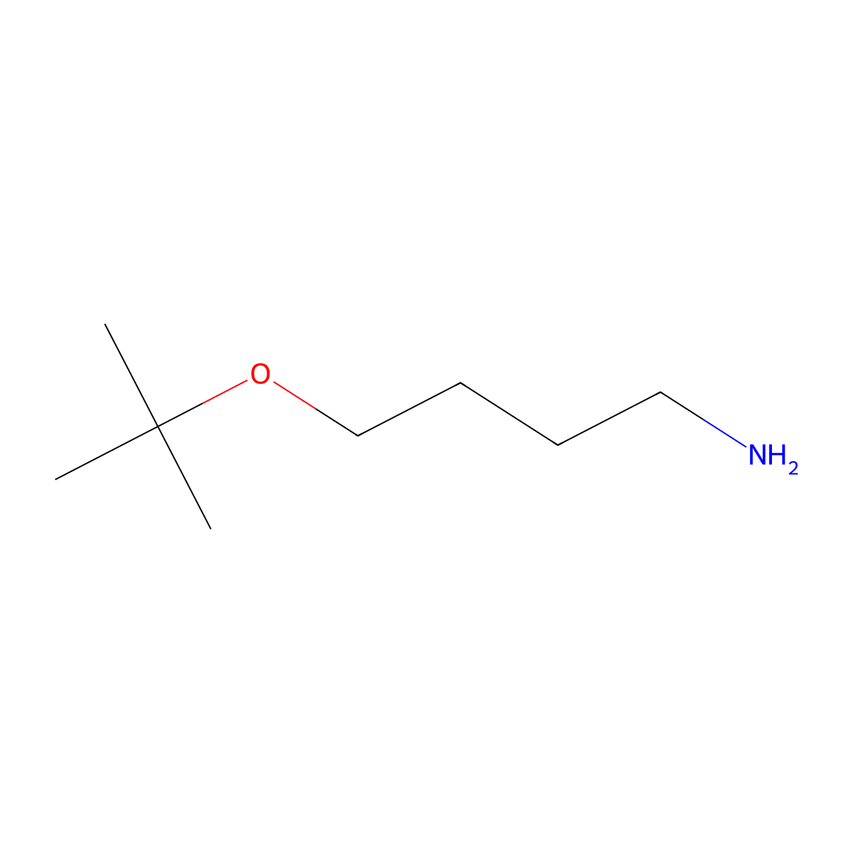4-(Tert-butoxy)butan-1-amine molecular structure, CAS 100364-13-4