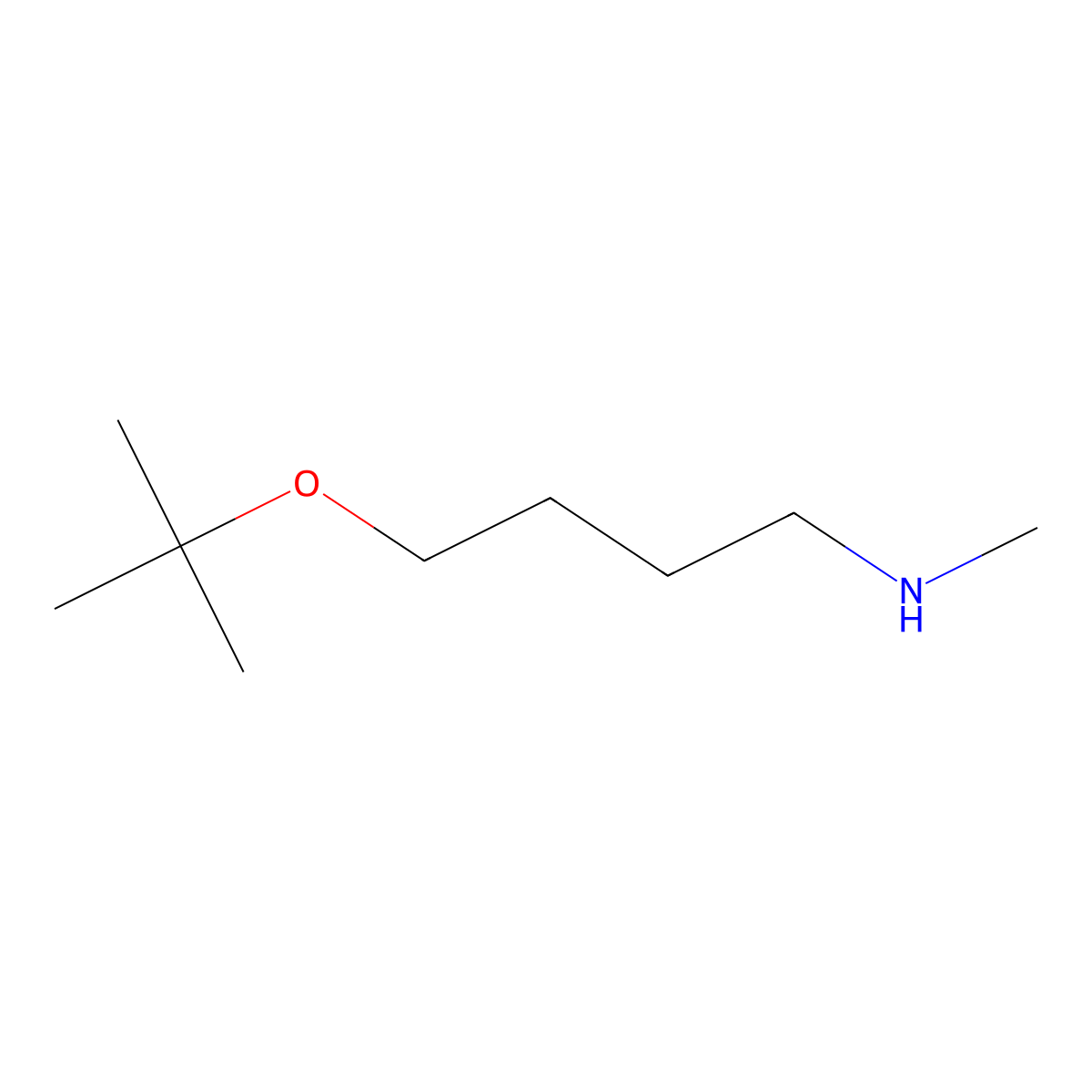 [4-(Tert-butoxy)butyl](methyl)amine molecular structure, CAS 100364-15-6