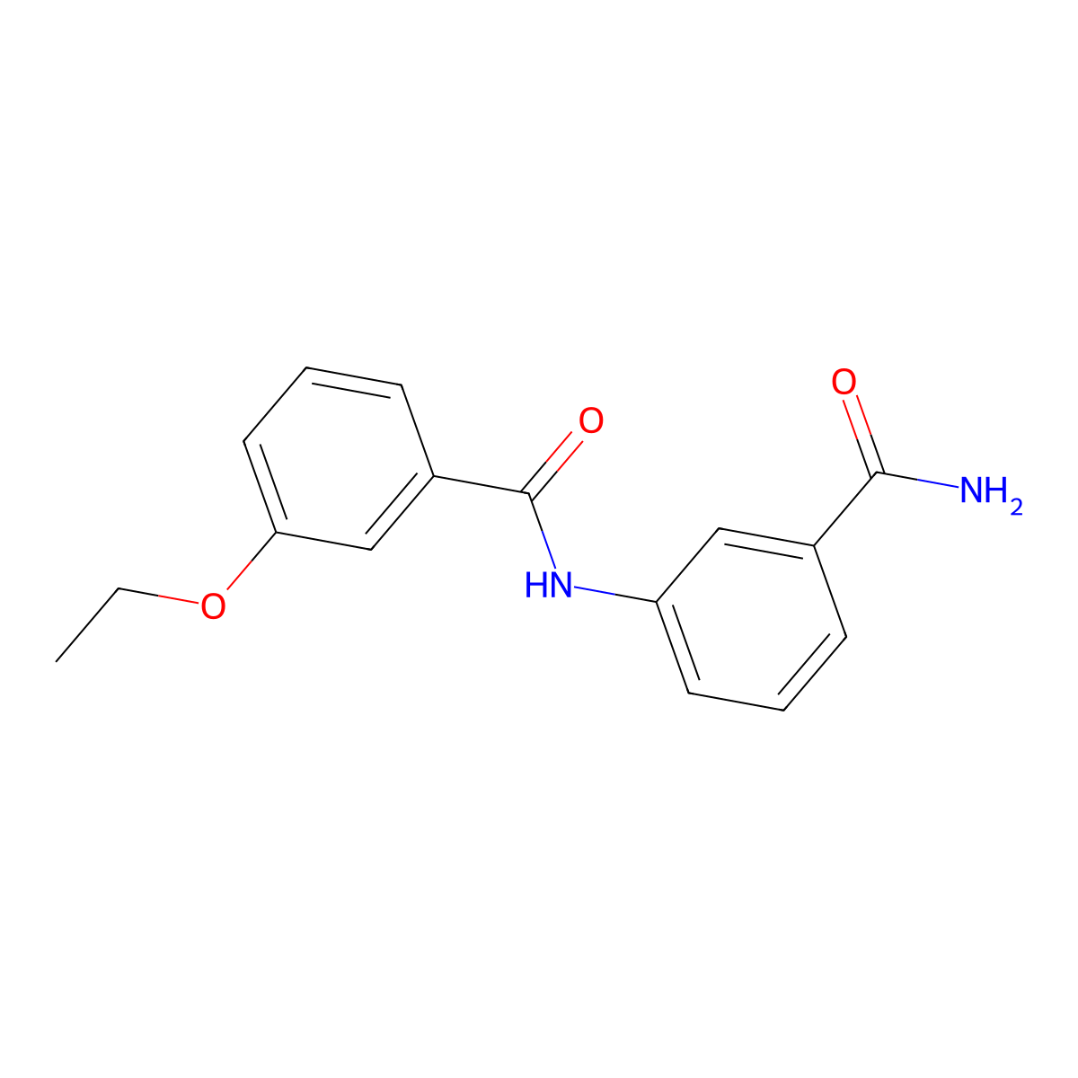 3-[(3-Ethoxyphenyl)carbonylamino]benzamide molecular structure, CAS 1003670-79-8