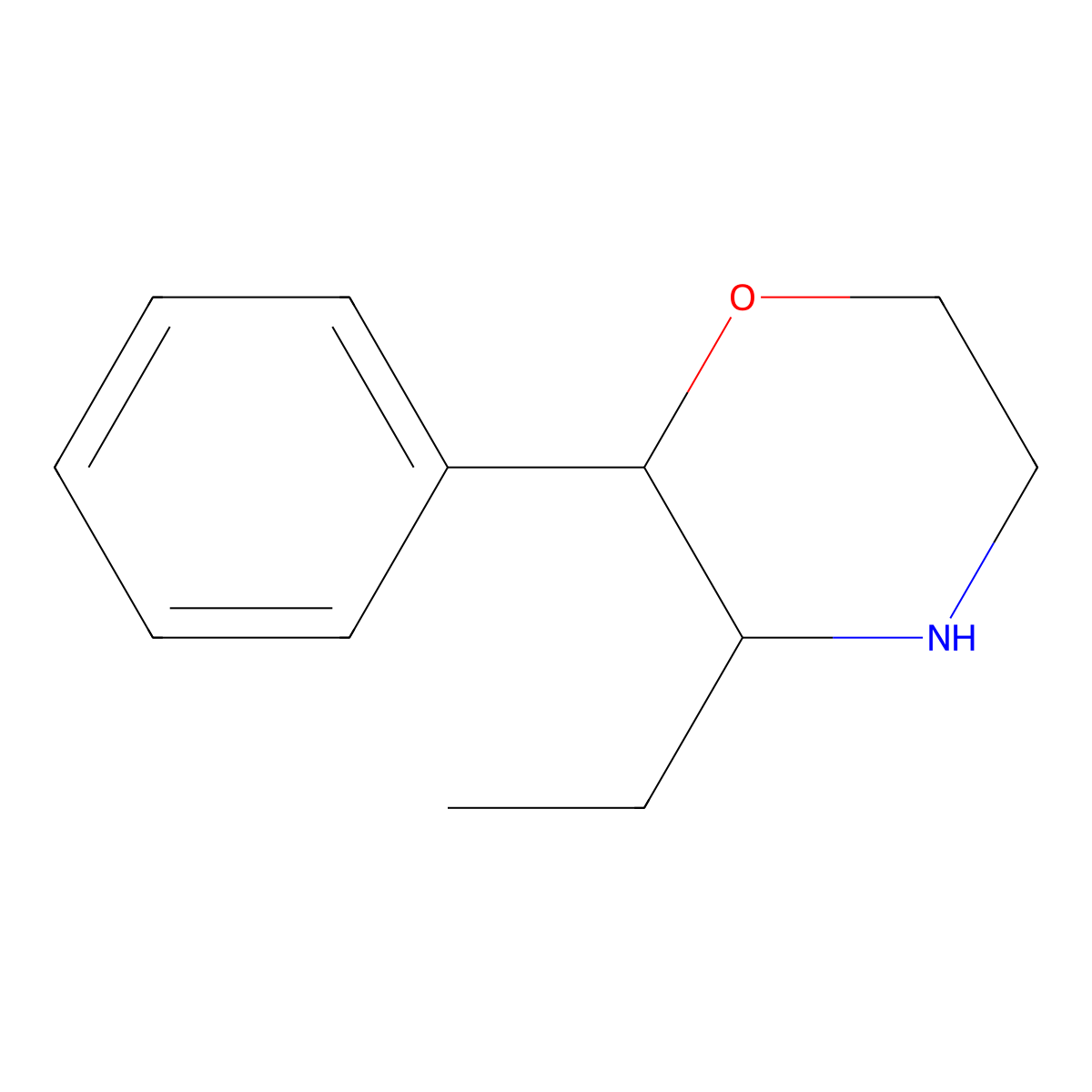 Phenetrazine molecular structure, CAS 100368-98-7
