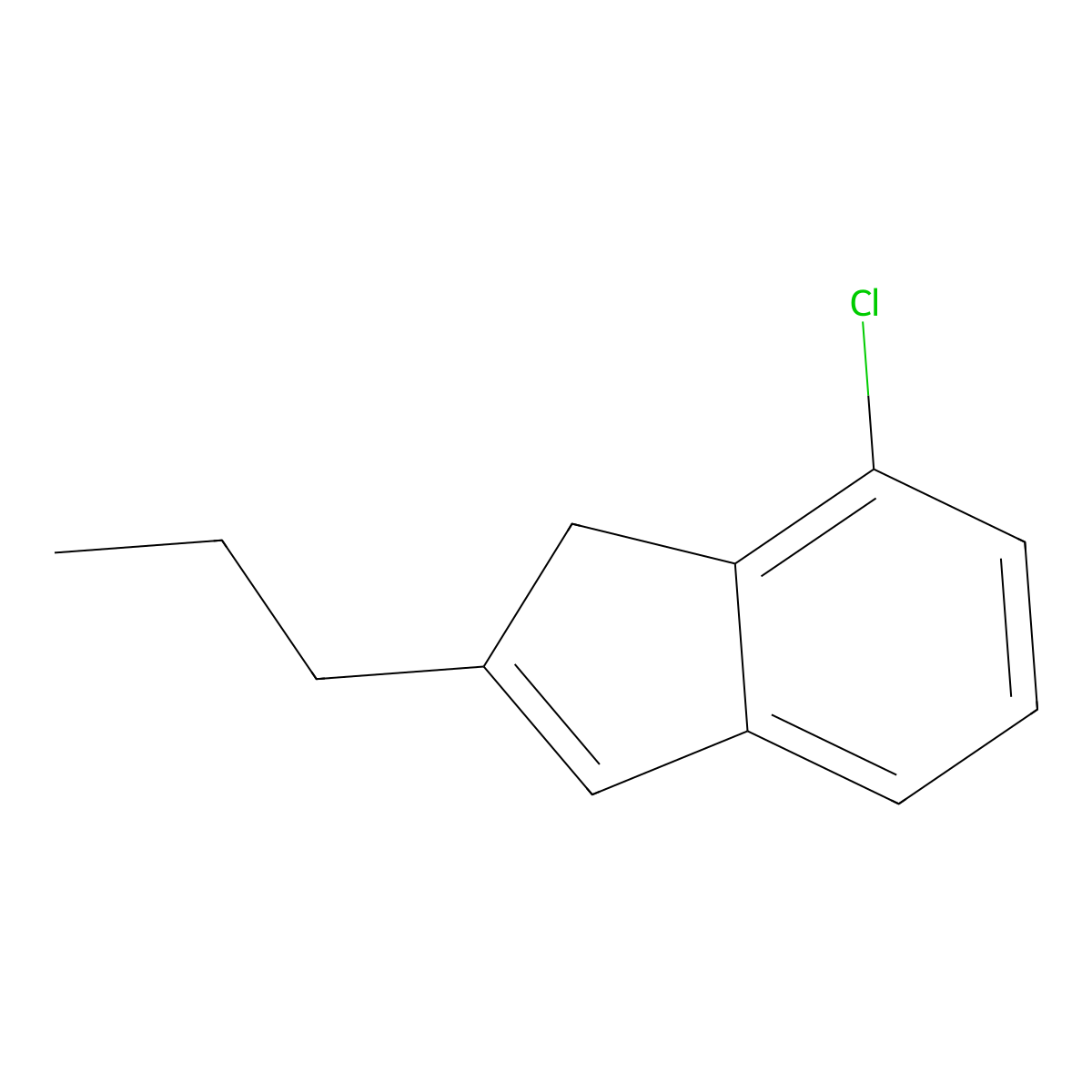 7-Chloro-2-propyl-1H-indene molecular structure, CAS 1003709-23-6
