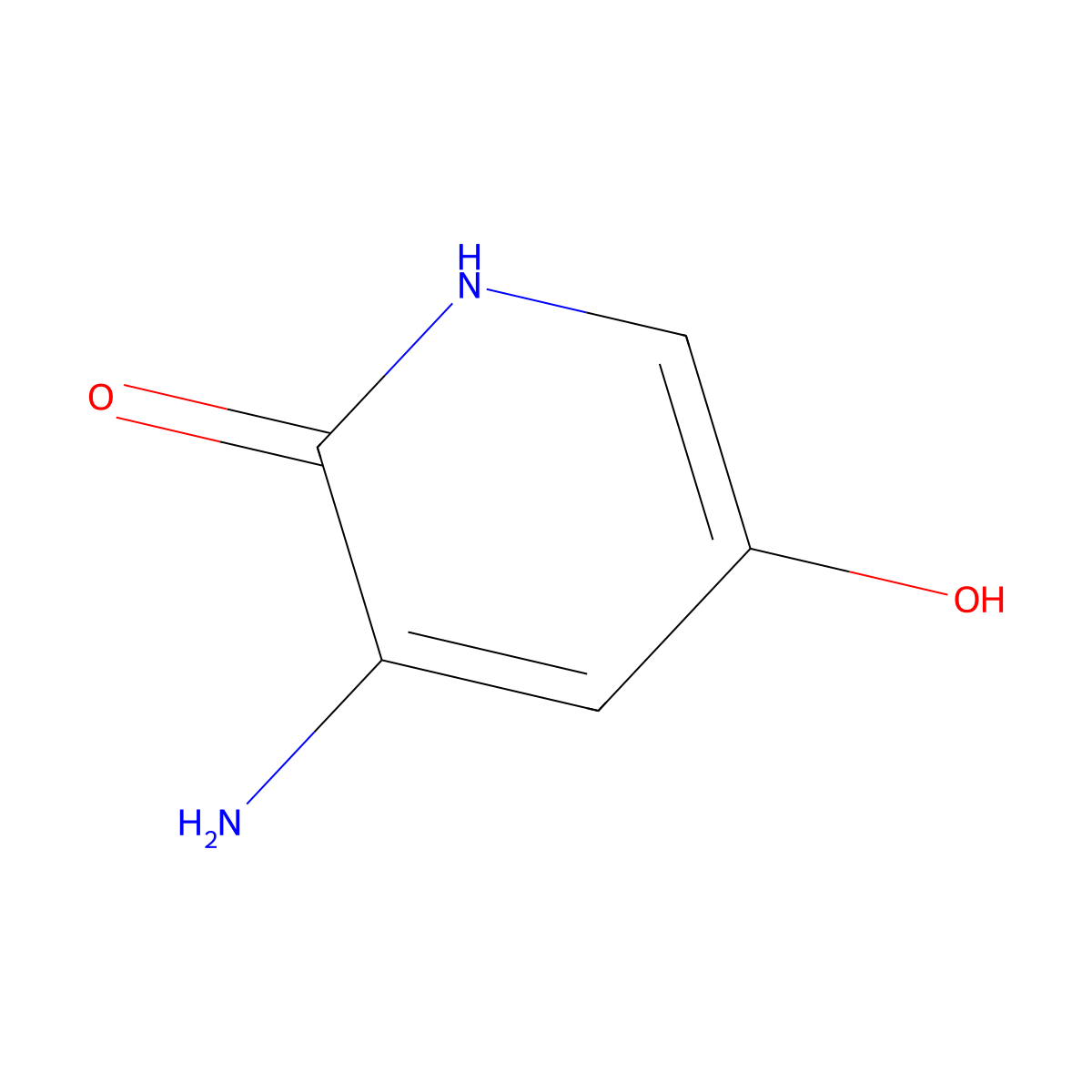 3-Aminopyridine-2,5-diol molecular structure, CAS 1003710-26-6