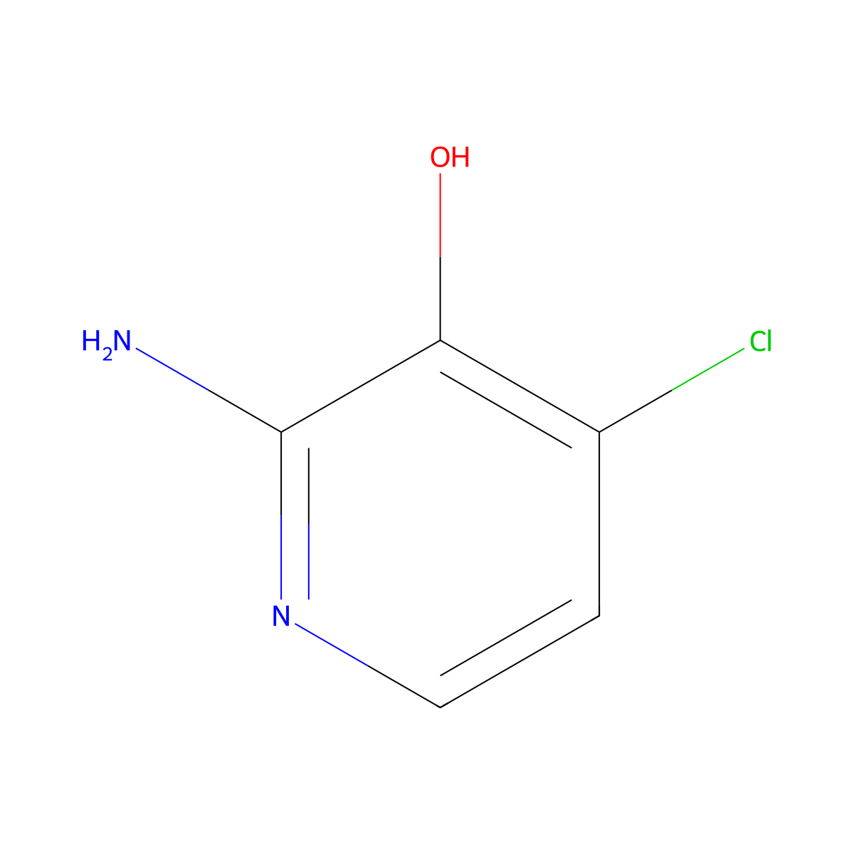 2-Amino-4-chloropyridin-3-ol molecular structure, CAS 1003710-73-3