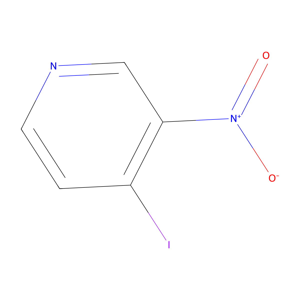 4-Iodo-3-nitropyridine molecular structure, CAS 1003711-92-9