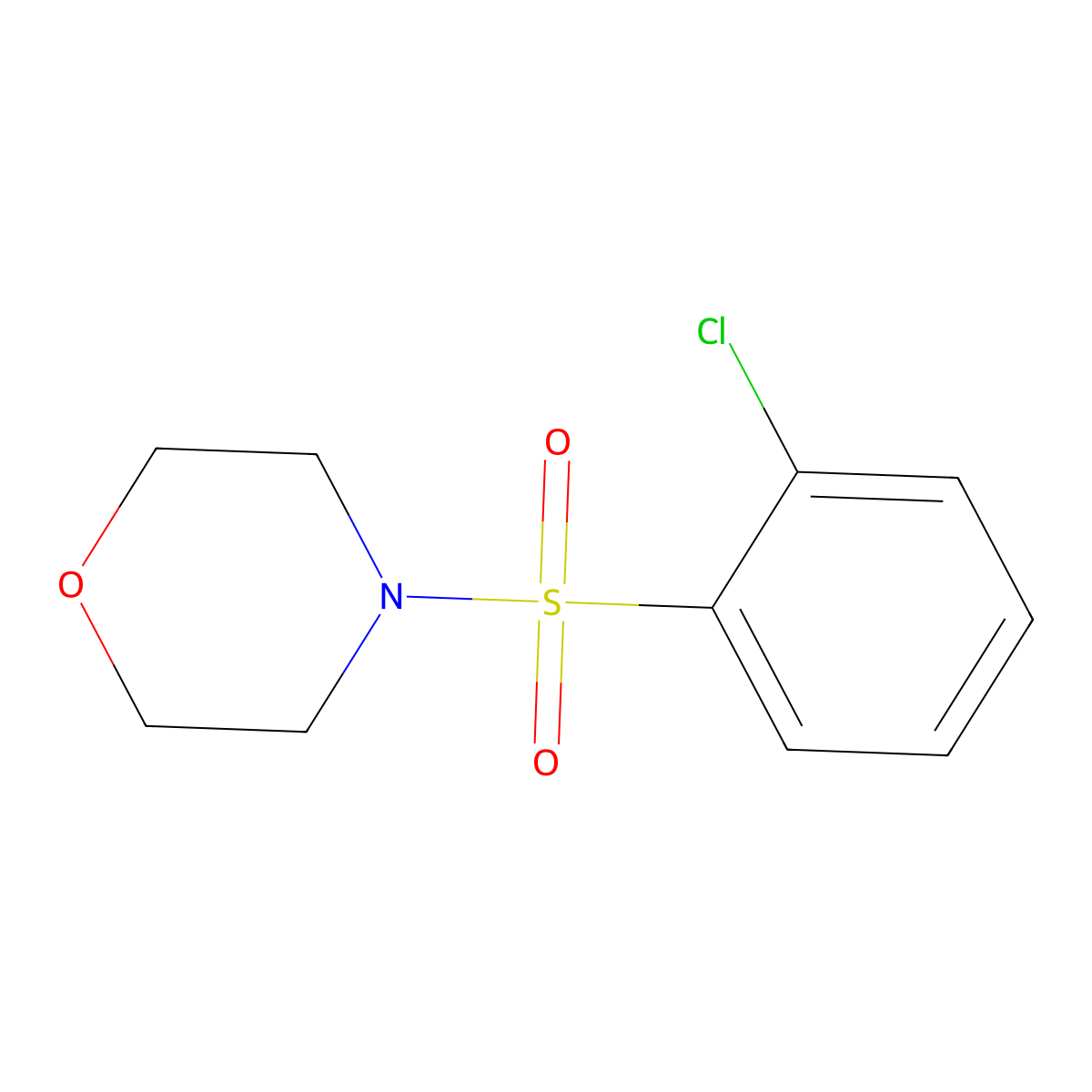 4-(2-Chlorobenzenesulfonyl)morpholine molecular structure, CAS 1003741-88-5