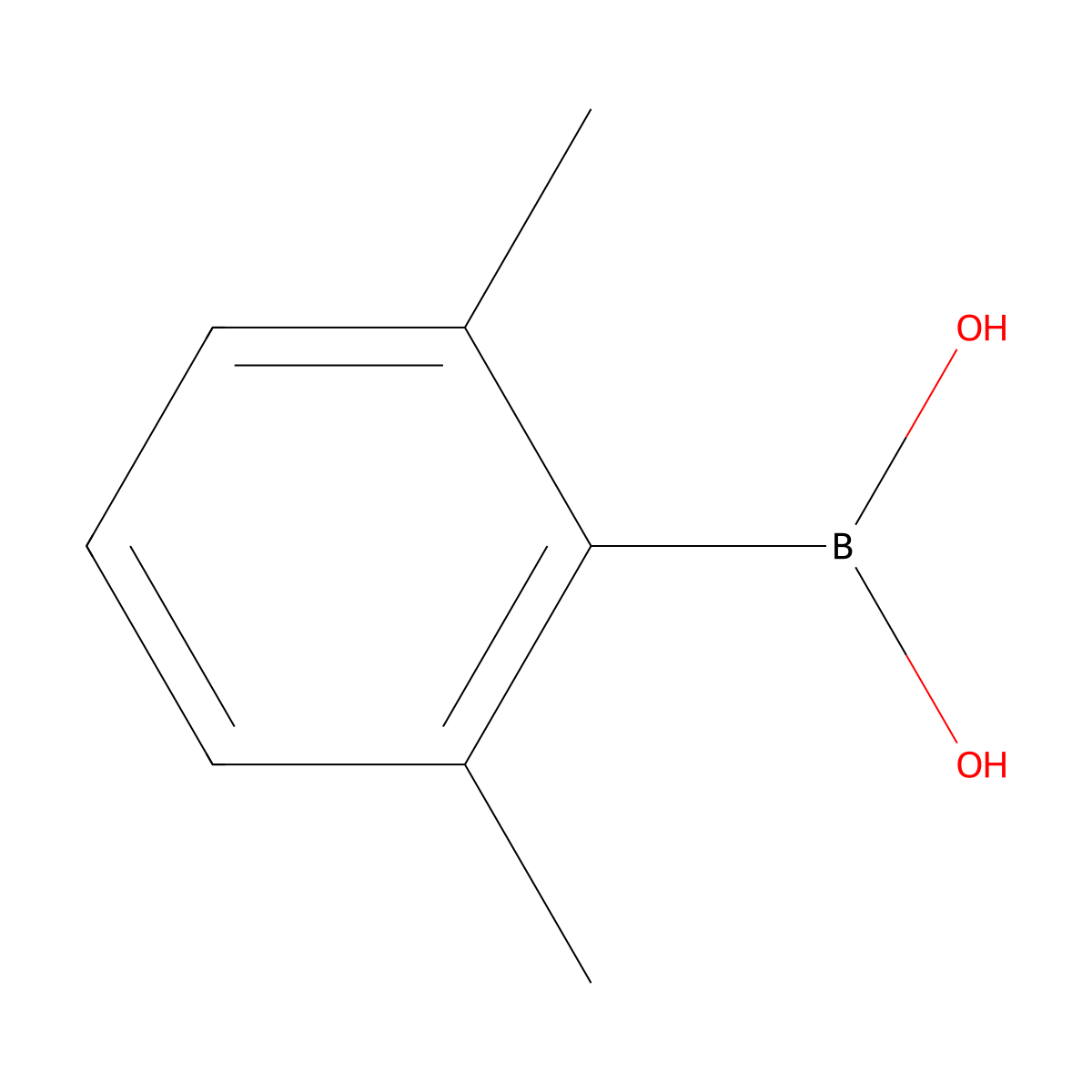 2,6-Dimethylphenylboronic acid molecular structure, CAS 100379-00-8