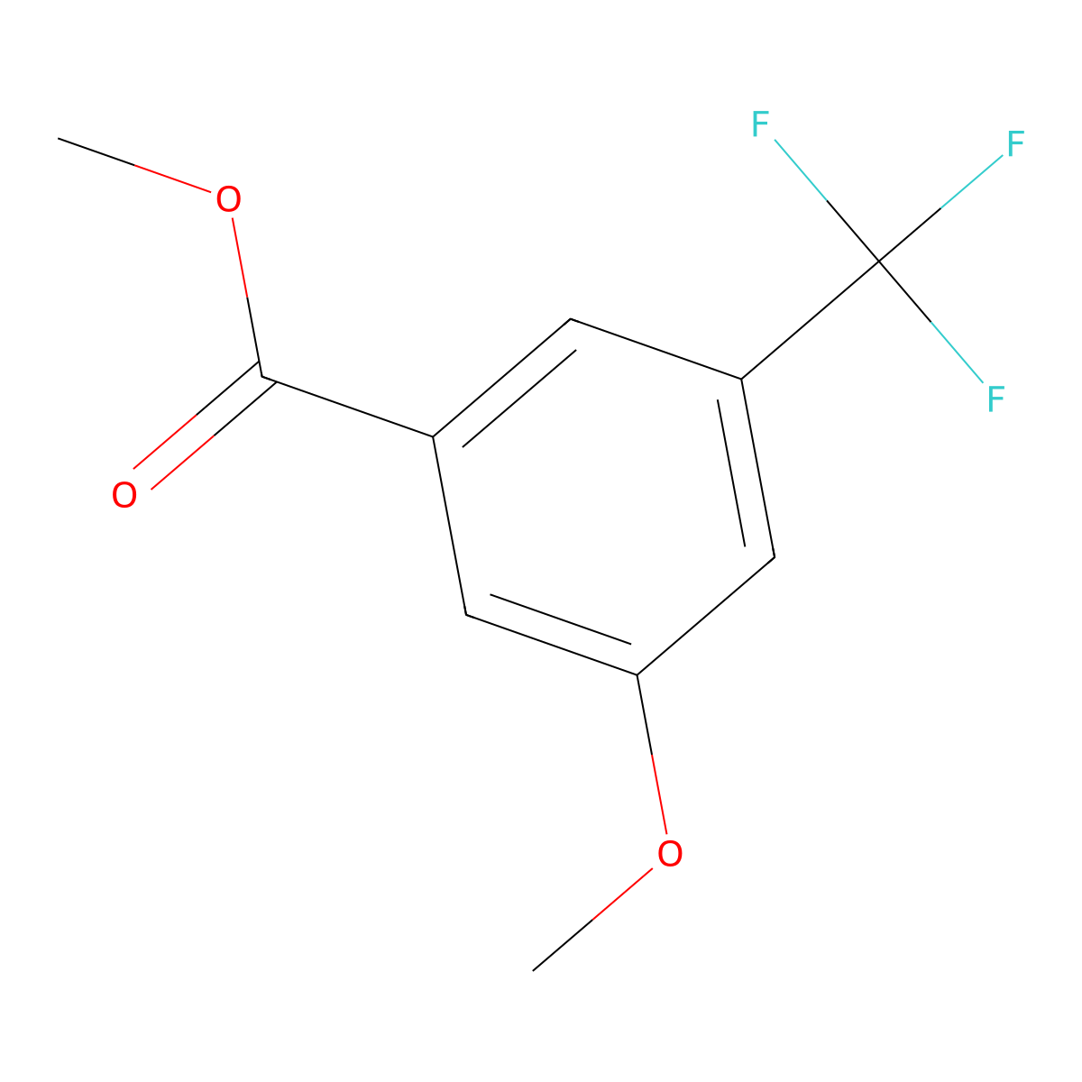 Methyl 3-methoxy-5-(trifluoromethyl)benzoate molecular structure, CAS 1003843-90-0