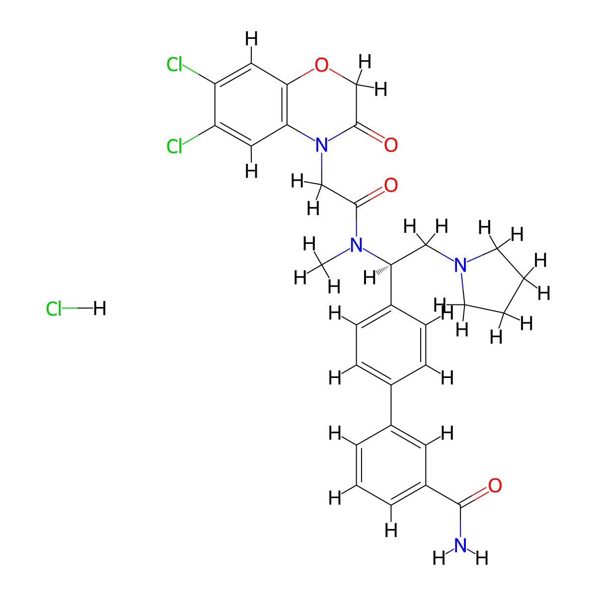 GSK 1562590 (hydrochloride) molecular structure, CAS 1003878-07-6