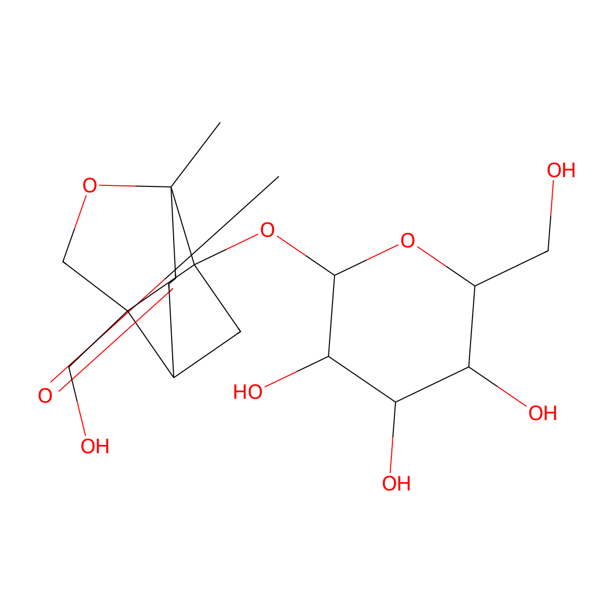 1-O-beta-D-Glucopyranosylpaeonisuffrone molecular structure, CAS 1003888-20-7