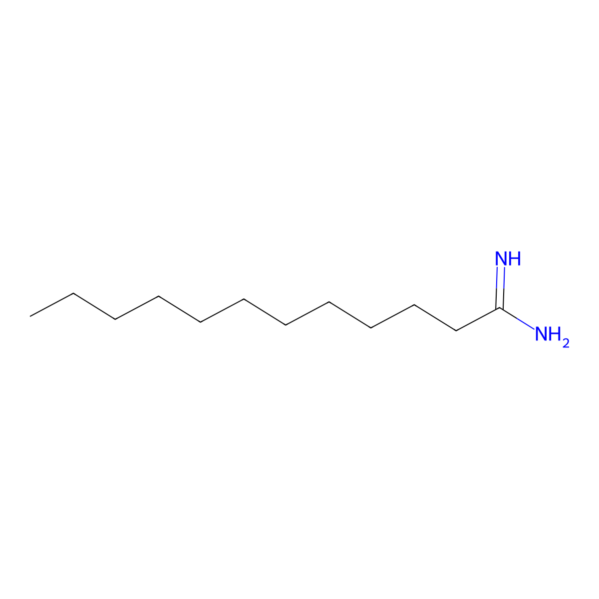 Dodecanimidamide molecular structure, CAS 100392-19-6