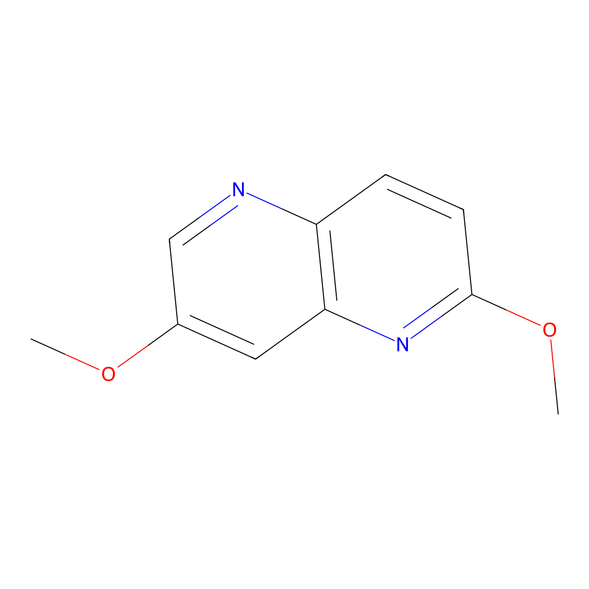 2,7-Dimethoxy-1,5-naphthyridine molecular structure, CAS 1003944-36-2
