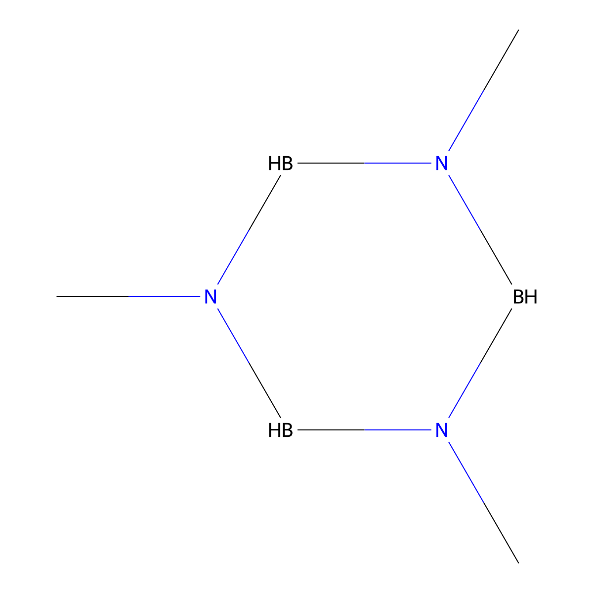 1,3,5-Trimethylborazine molecular structure, CAS 1004-35-9