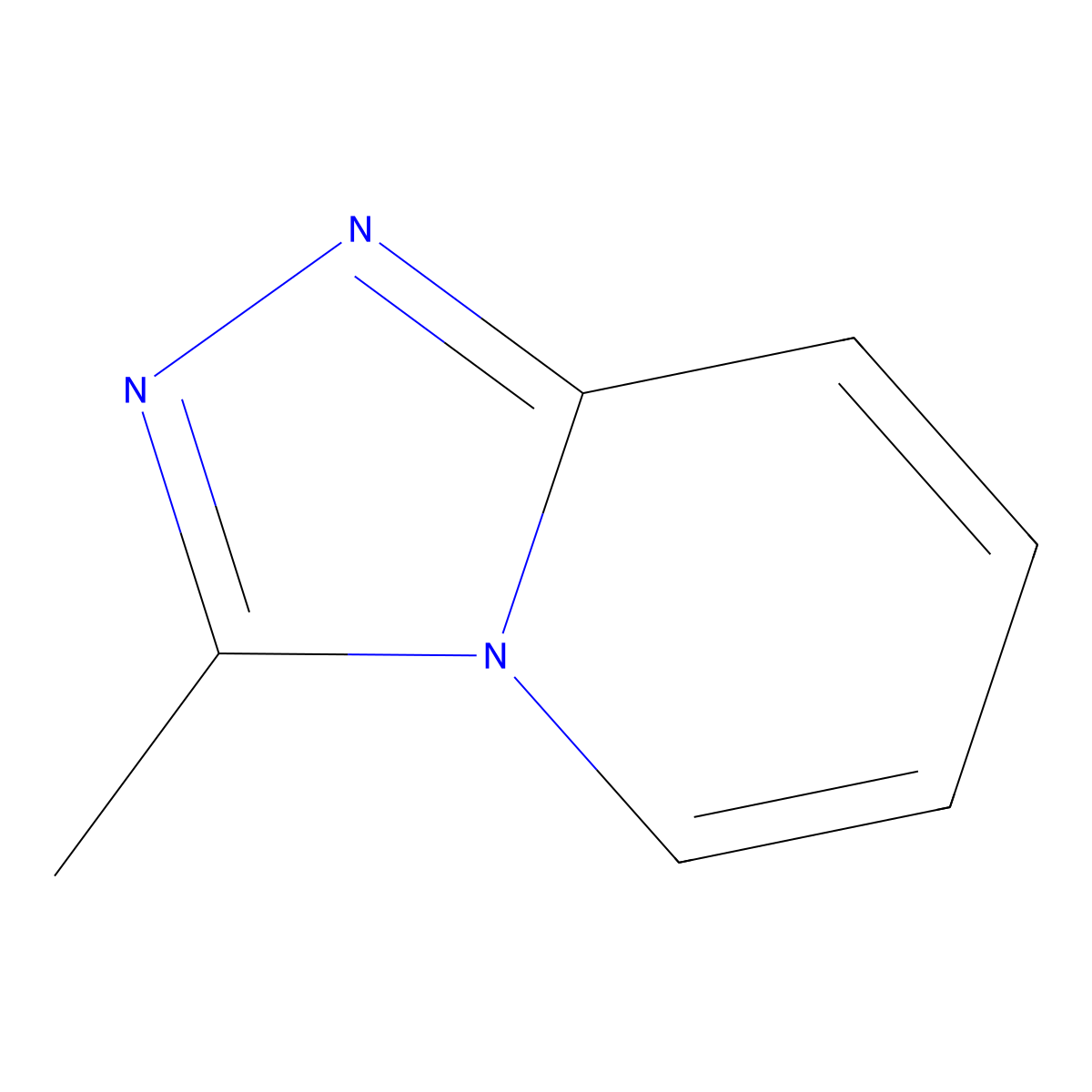3-Methyl-[1,2,4]triazolo[4,3-a]pyridine molecular structure, CAS 1004-65-5