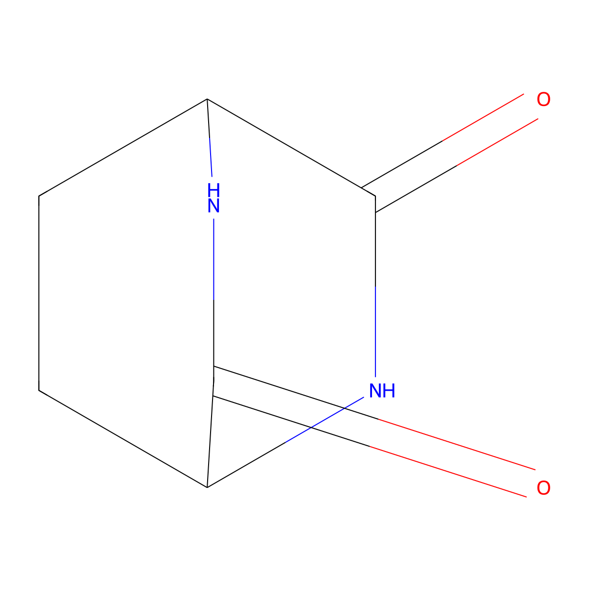 2,5-Diazabicyclo[2.2.2]octane-3,6-dione molecular structure, CAS 1004-98-4