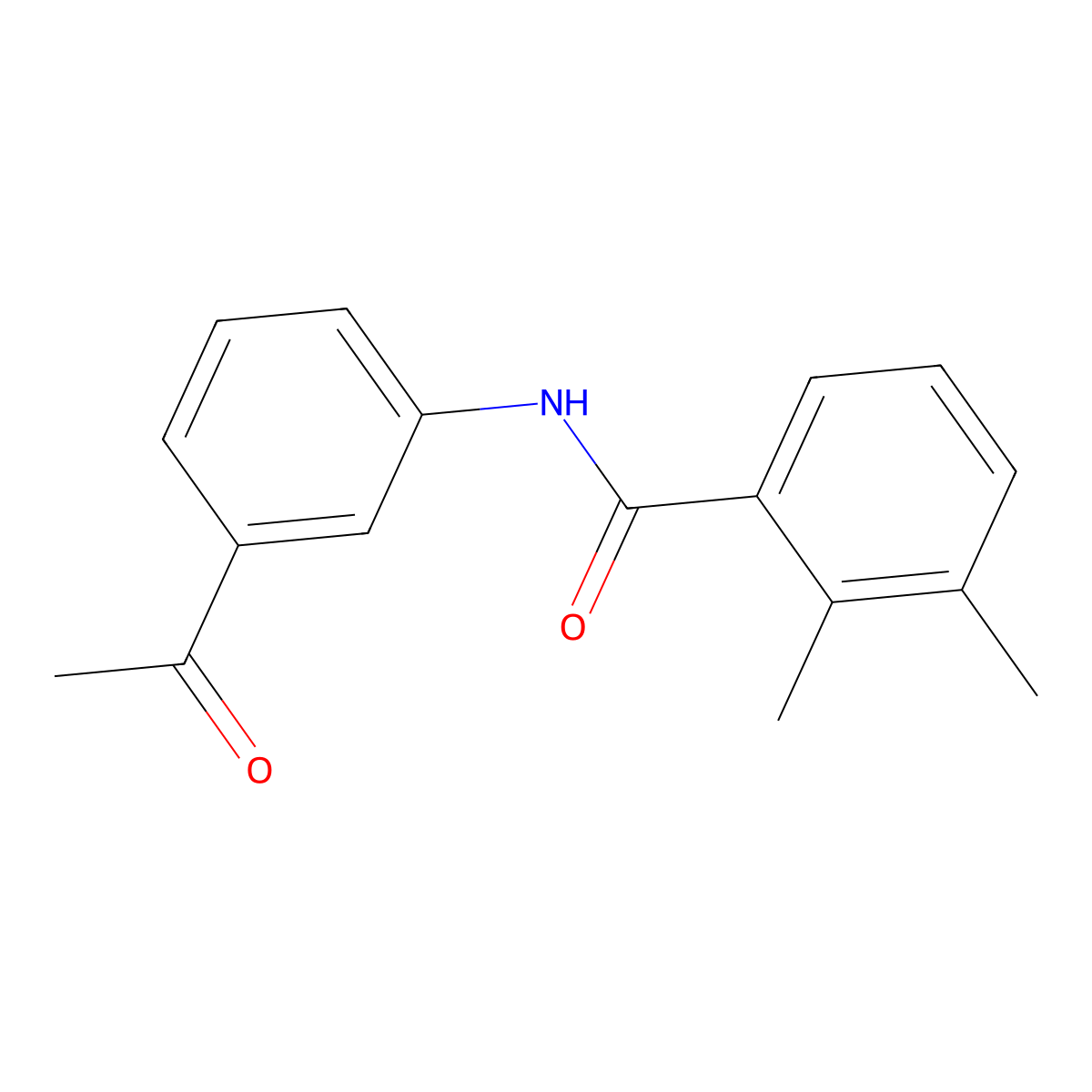 N-(3-acetylphenyl)-2,3-dimethylbenzamide molecular structure, CAS 1004109-06-1