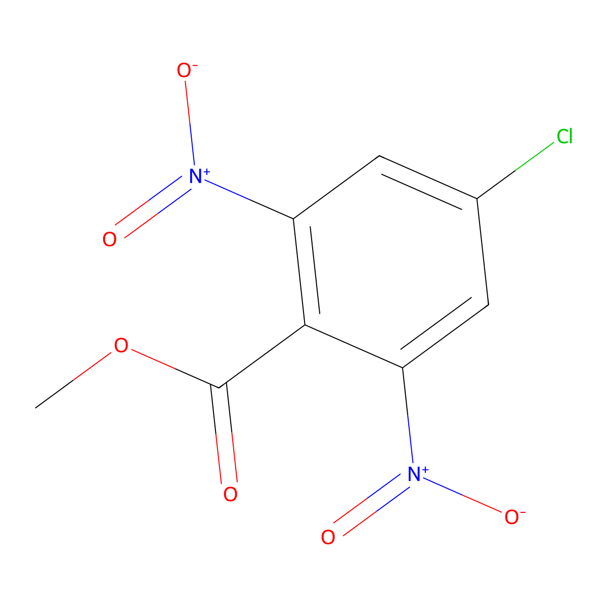 Methyl 4-Chloro-2,6-dinitrobenzoate molecular structure, CAS 100418-47-1