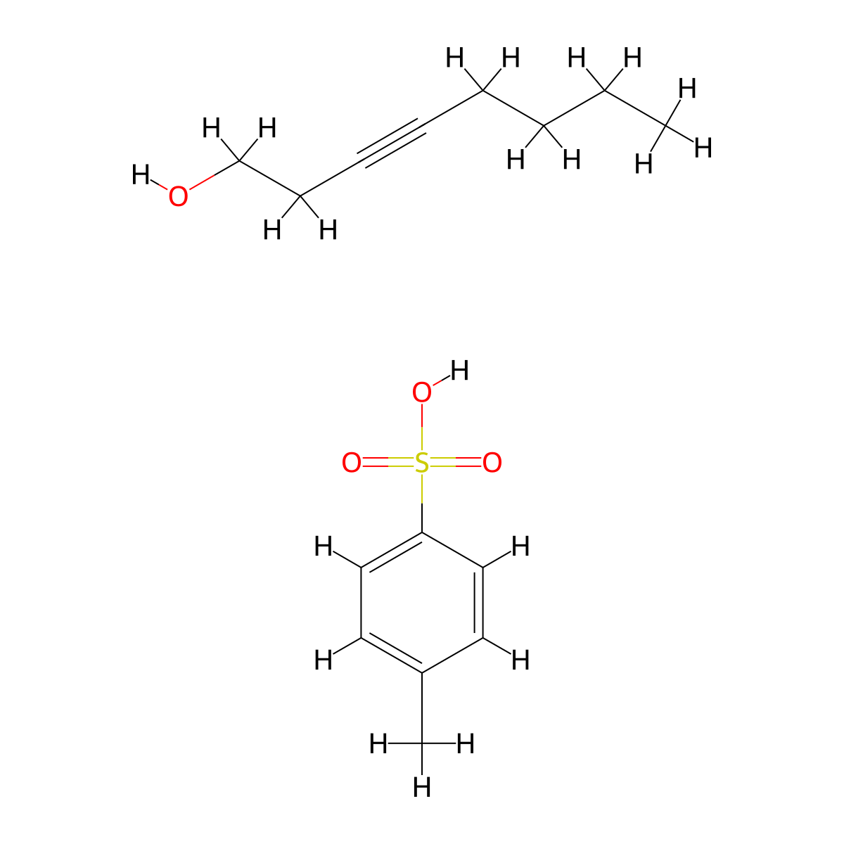 3-Octyn-1-ol, 4-methylbenzenesulfonate molecular structure, CAS 100419-71-4