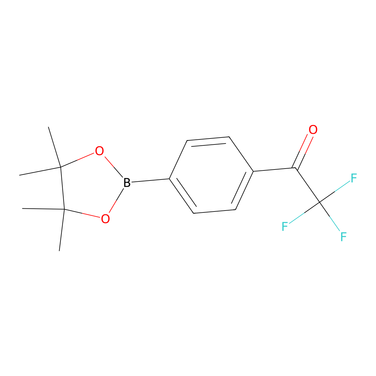 2,2,2-Trifluoro-1-[4-(4,4,5,5-tetramethyl-1,3,2-dioxaborolan-2-yl)phenyl]ethan-1-one molecular structure, CAS 1004294-77-2