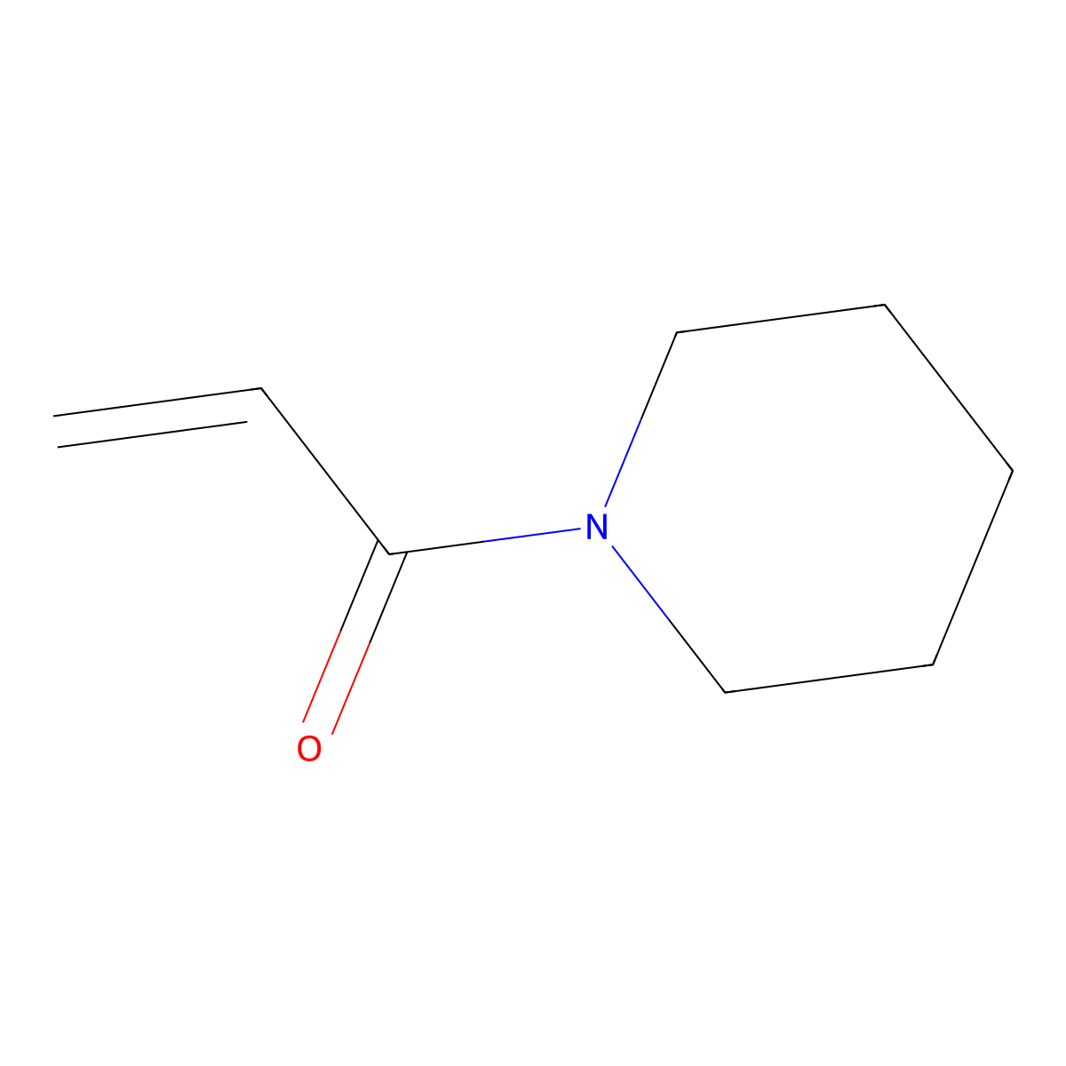 N-Acryloylpiperidine molecular structure, CAS 10043-37-5