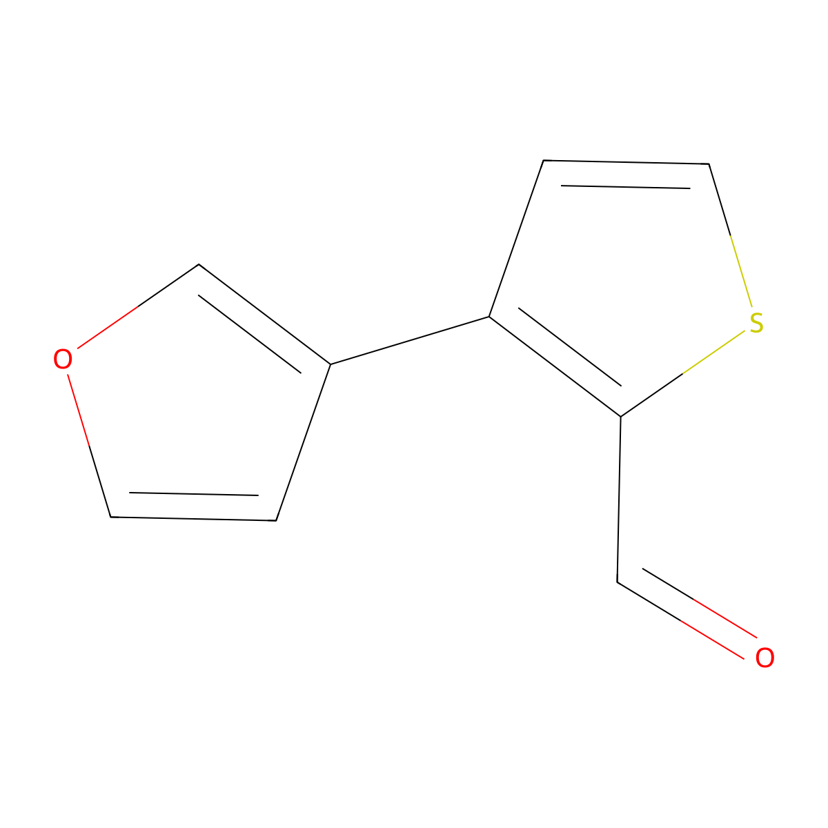 3-(Furan-3-yl)thiophene-2-carbaldehyde molecular structure, CAS 1004300-19-9