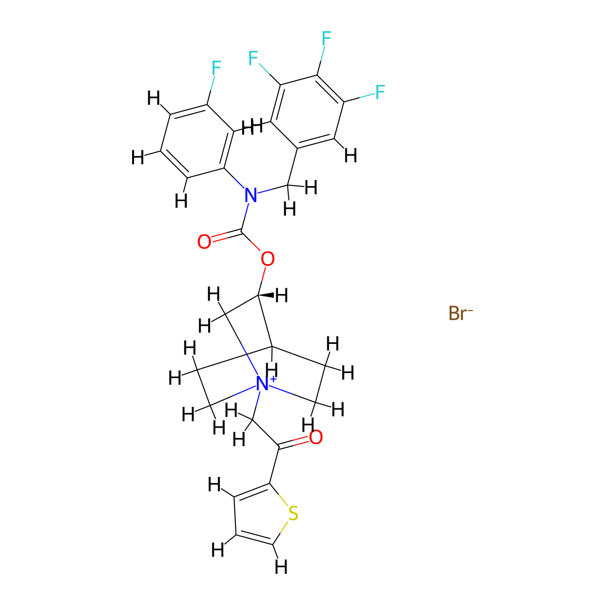 M3 receptor antagonist 1 molecular structure, CAS 1004312-94-0