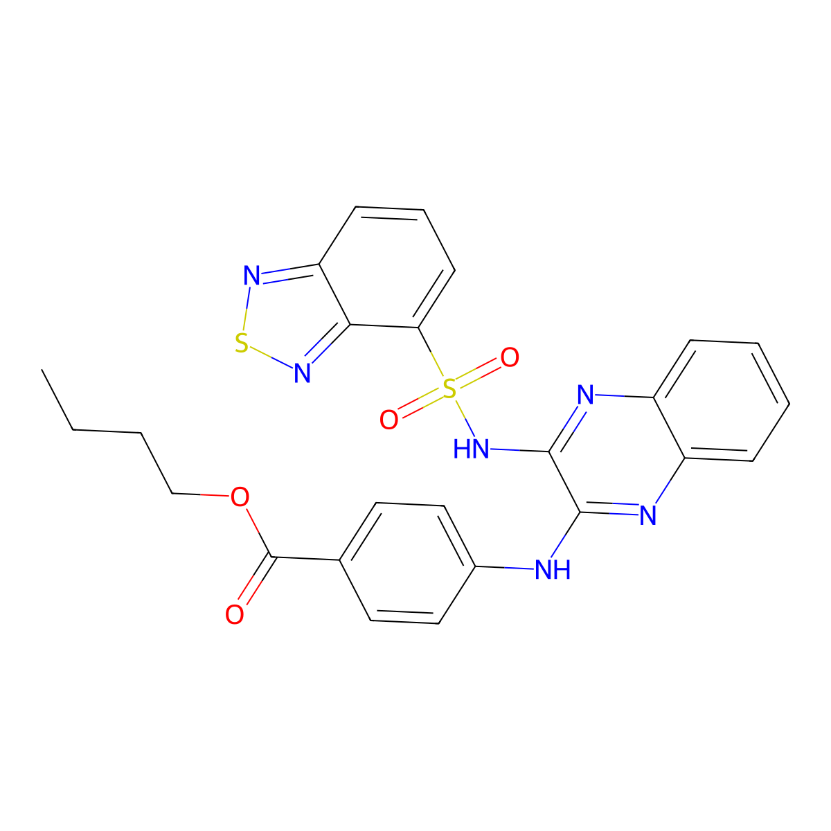 C25H22N6O4S2 molecular structure, CAS 1004444-26-1