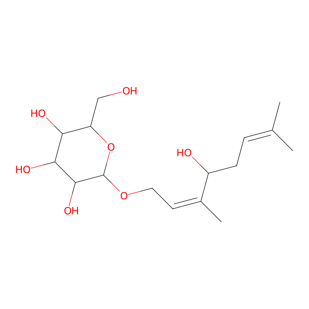 Rosiridin molecular structure, CAS 100462-37-1