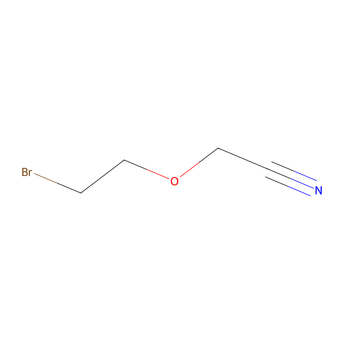 2-(2-Bromoethoxy)acetonitrile molecular structure, CAS 100463-96-5