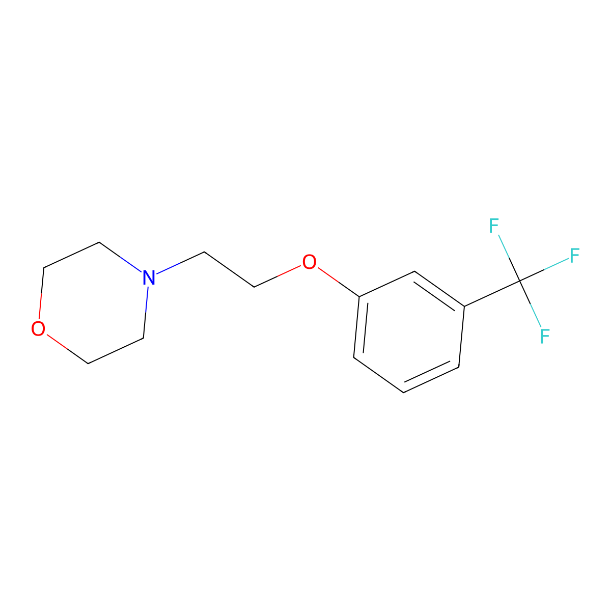 3-(2-Morpholinoethoxy)benzotrifluoride molecular structure, CAS 1004715-25-6