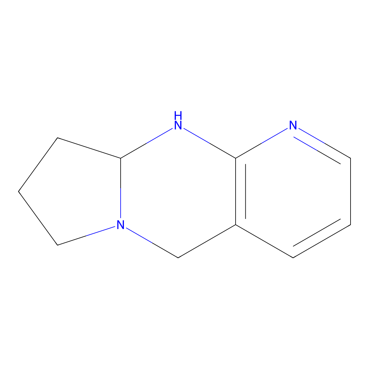5,7,8,9,9a,10-Hexahydropyrido[2,3-d]pyrrolo[1,2-a]pyrimidine molecular structure, CAS 1004781-36-5