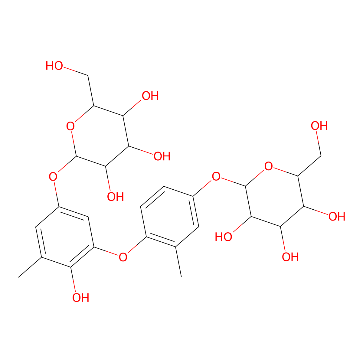 Pyrocallianthaside A molecular structure, CAS 1004783-55-4