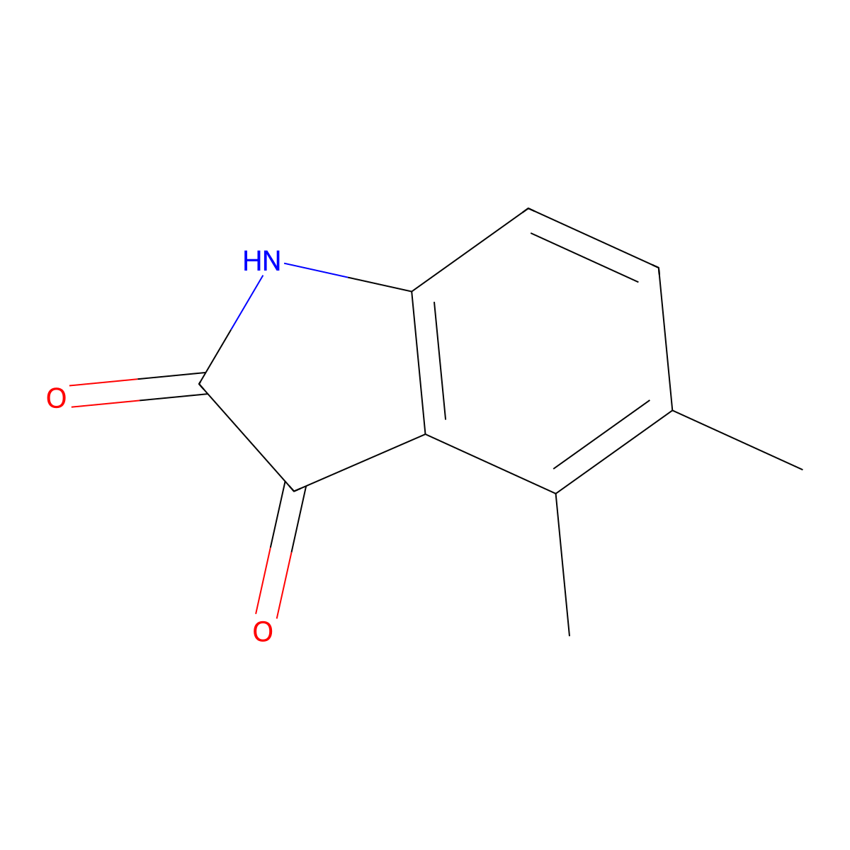 4,5-Dimethylisatin molecular structure, CAS 100487-79-4