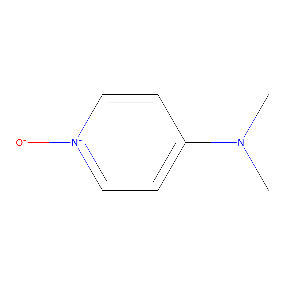 4-(dimethylamino)pyridine N-oxide molecular structure, CAS 1005-31-8