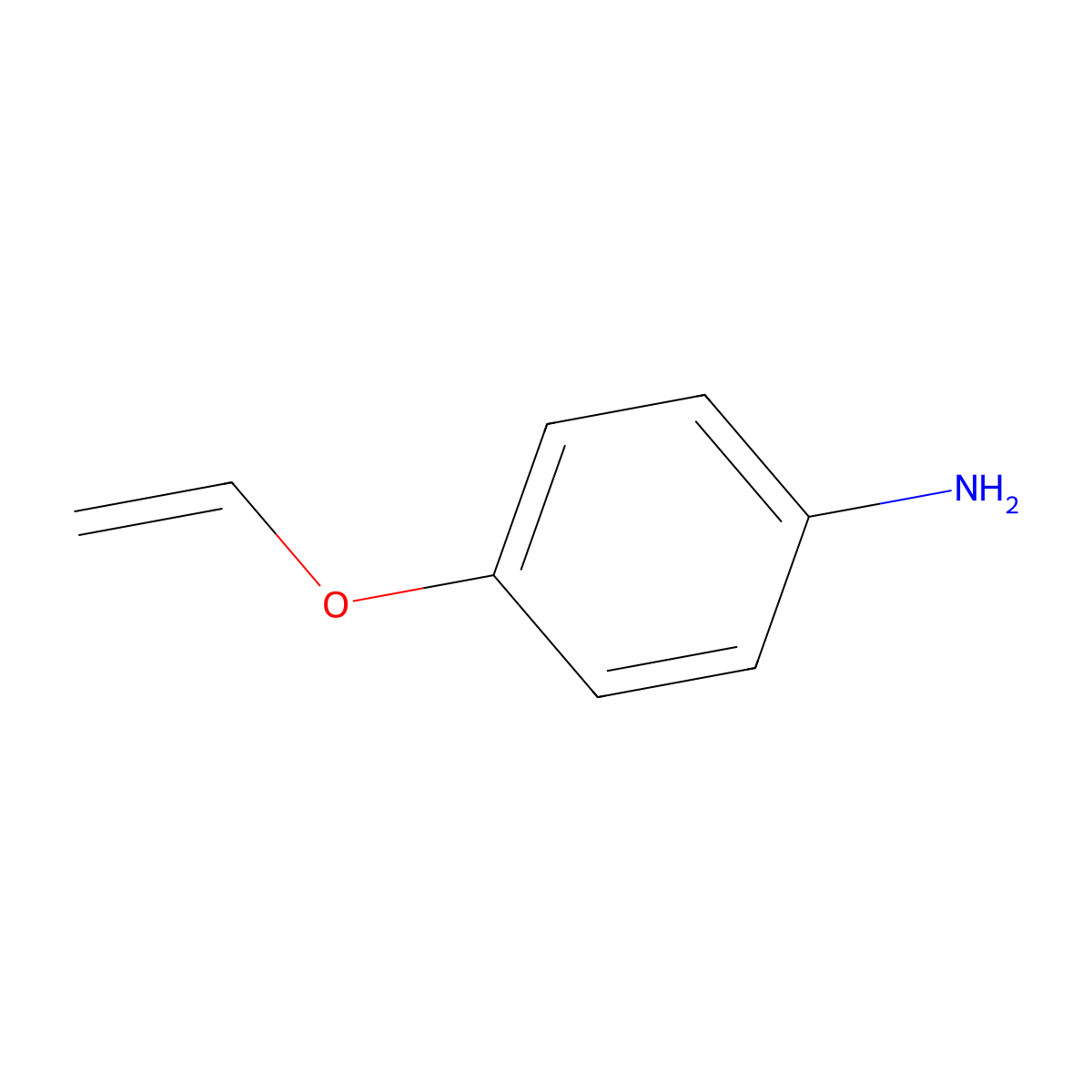 4-Vinyloxy-phenylamine molecular structure, CAS 1005-63-6