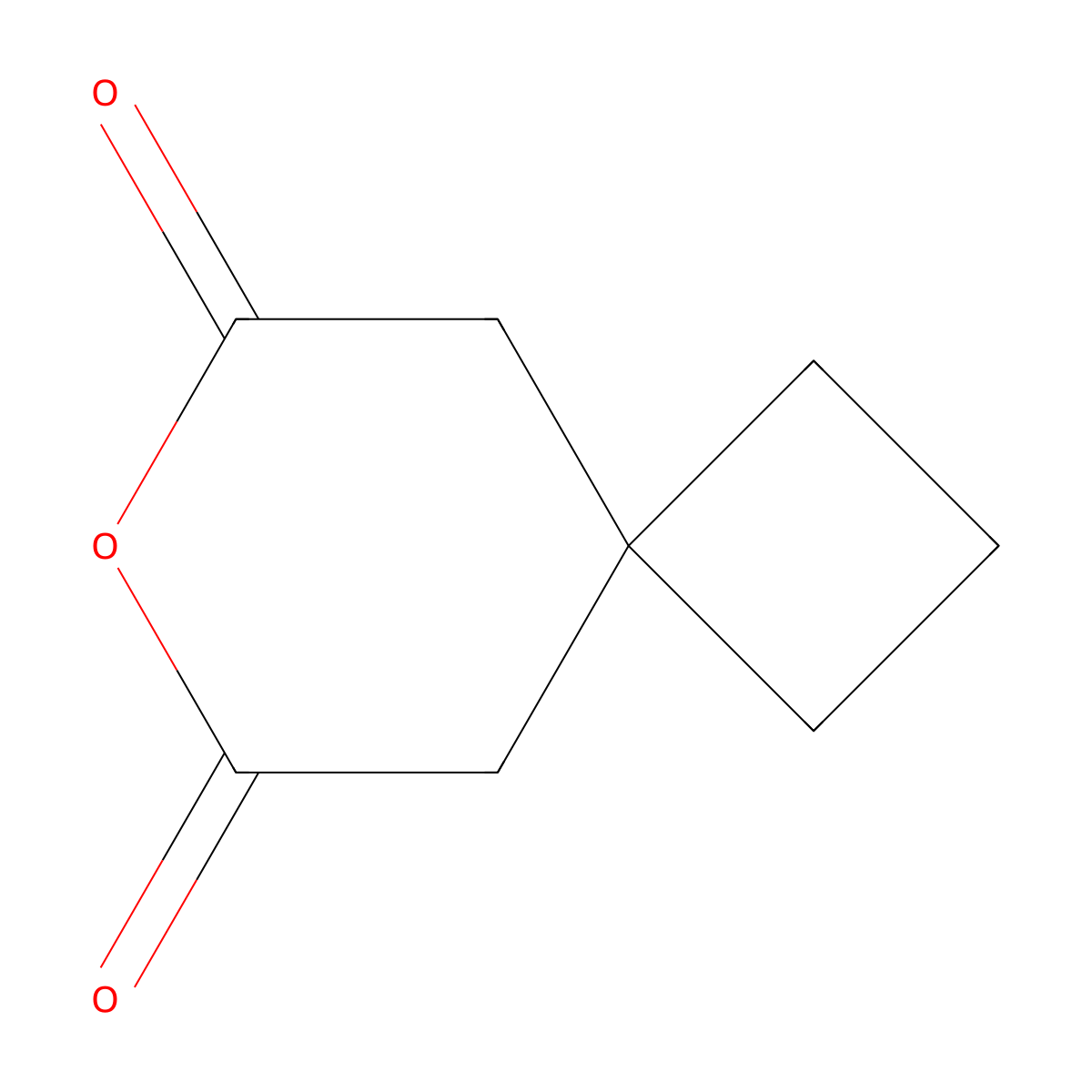 7-Oxaspiro[3.5]nonane-6,8-dione molecular structure, CAS 1005-94-3