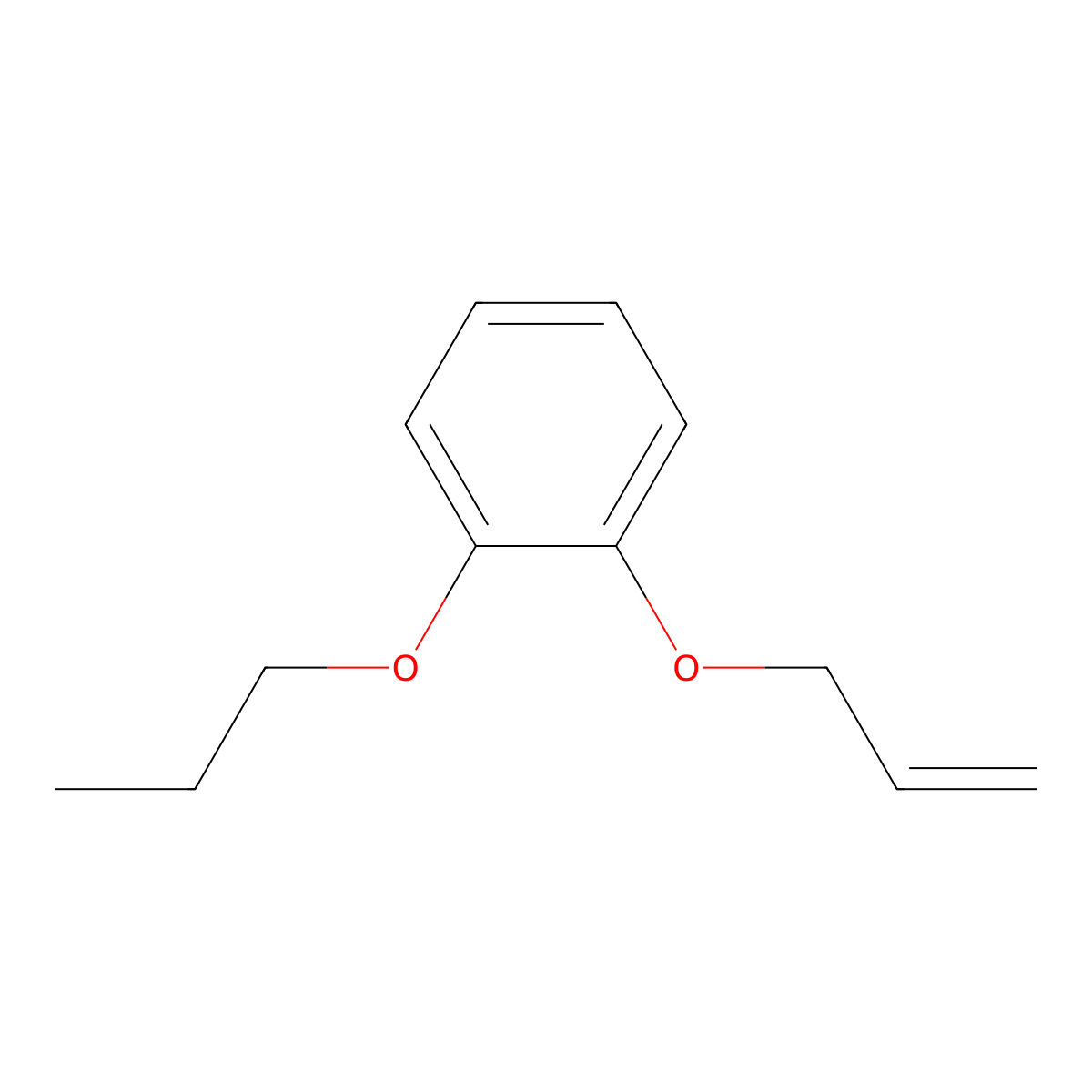 1-(Prop-2-en-1-yloxy)-2-propoxybenzene molecular structure, CAS 1005005-88-8