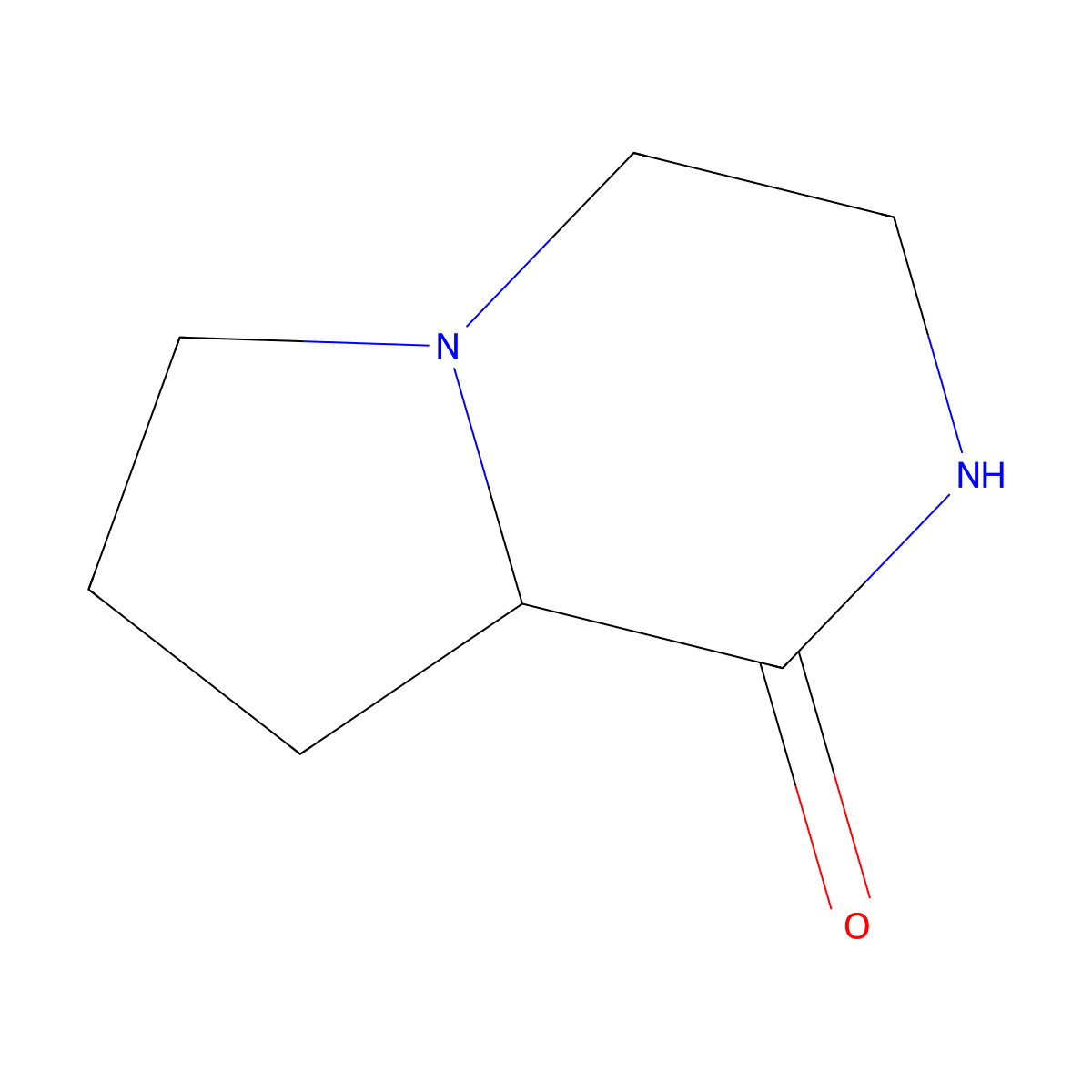 (R)-Hexahydropyrrolo[1,2-a]pyrazin-1(2H)-one molecular structure, CAS 100501-54-0