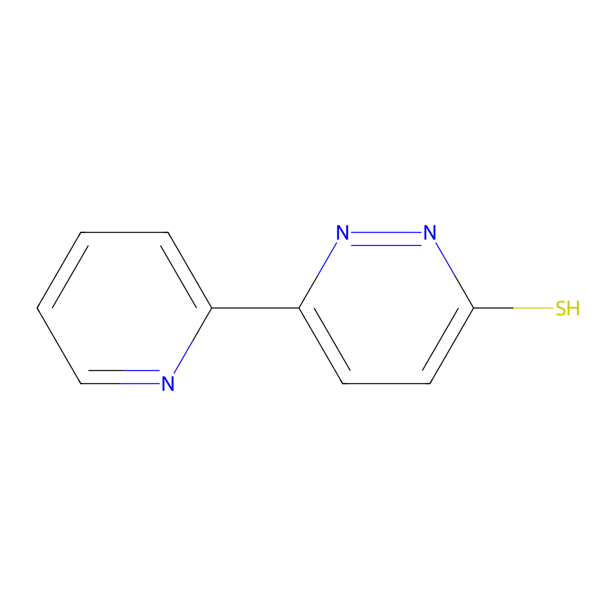 6-(Pyridin-2-yl)pyridazine-3-thiol molecular structure, CAS 1005036-25-8