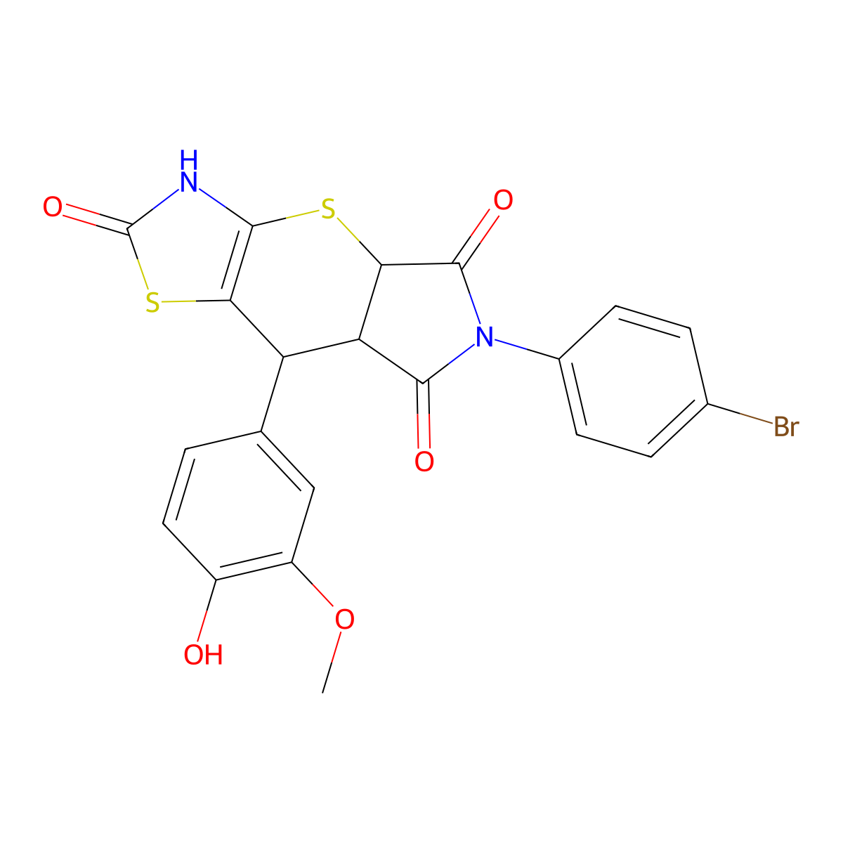 C21H15BrN2O5S2 molecular structure, CAS 1005041-87-1