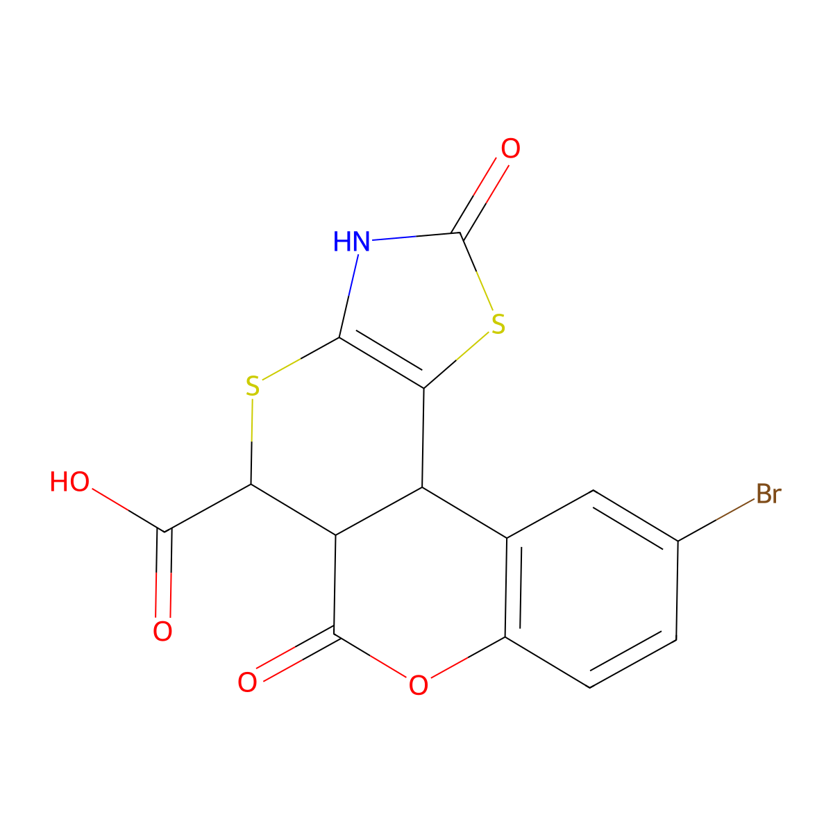 C14H8BrNO5S2 molecular structure, CAS 1005055-89-9