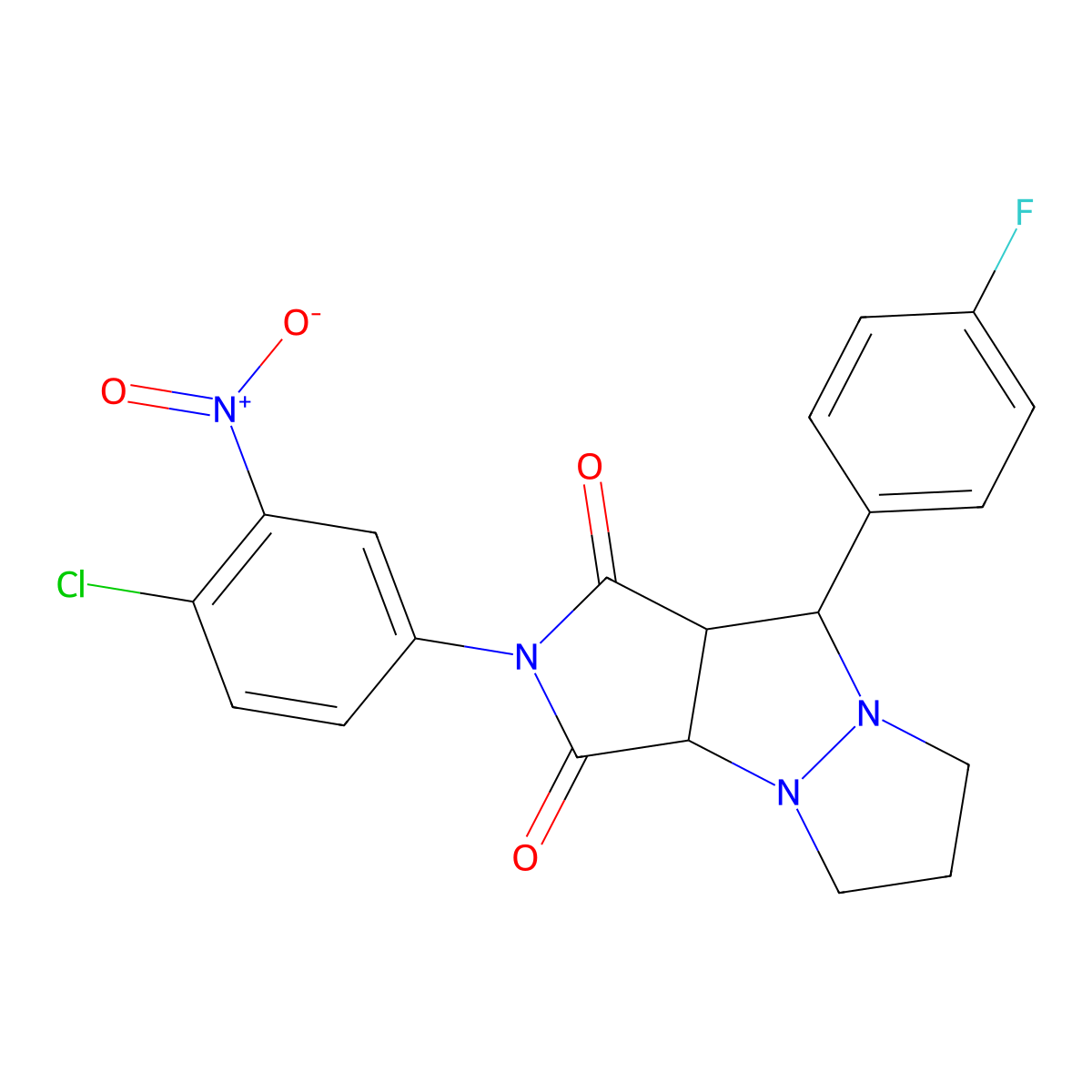 C20H16ClFN4O4 molecular structure, CAS 1005057-89-5